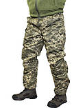 Штани вітровологозахисні ШВВЗ зимові статутні подвійні ЗСУ ММ-14 піксель, фото 3