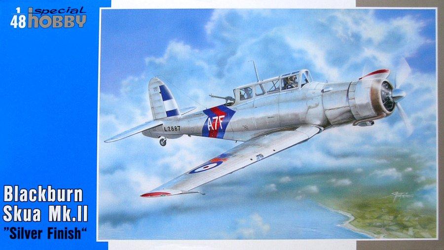 Пластикова модель 1/48 Special Hobby 48085 Британський палубний літак Blackburn Skua Mk.II Silver finish