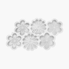 Силіконова форма для льодяників — Квіти