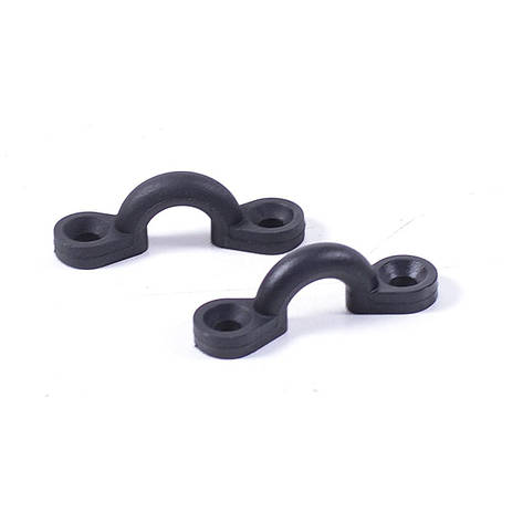 Вушко, пластик, чорний, C11722-B, фото 1