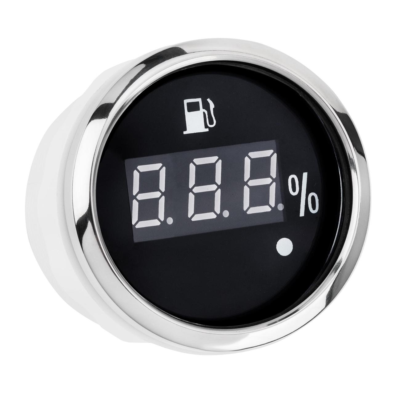 Цифровий датчик палива I GAUGE 52MM з функцією попередження (чорний) LED дисплей 240 ~ 33 OHM