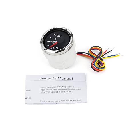 Датчик трима I GAUGE 52MM (чорний) LED дисплей, фото 3