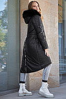 Подовжена куртка зимова для жінок Amina (44–52р) в кольорах, фото 8