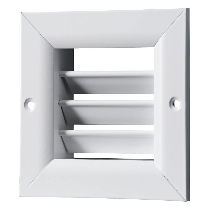 Решітка вентиляційна алюміній ОРГ 350*350 Вентс біла, фото 1