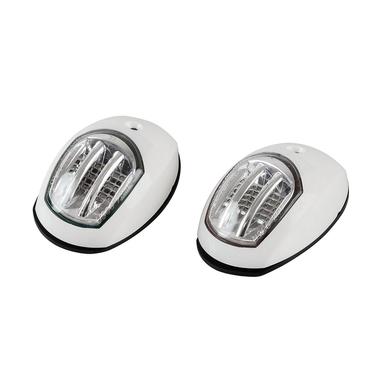 Пара навігаційних вогнів C91106PW-B LED білий корпус