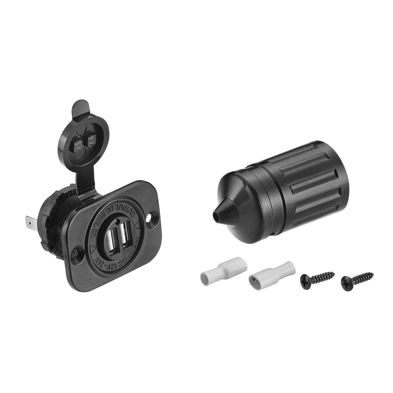 USB гніздо C3032 1A + 2A