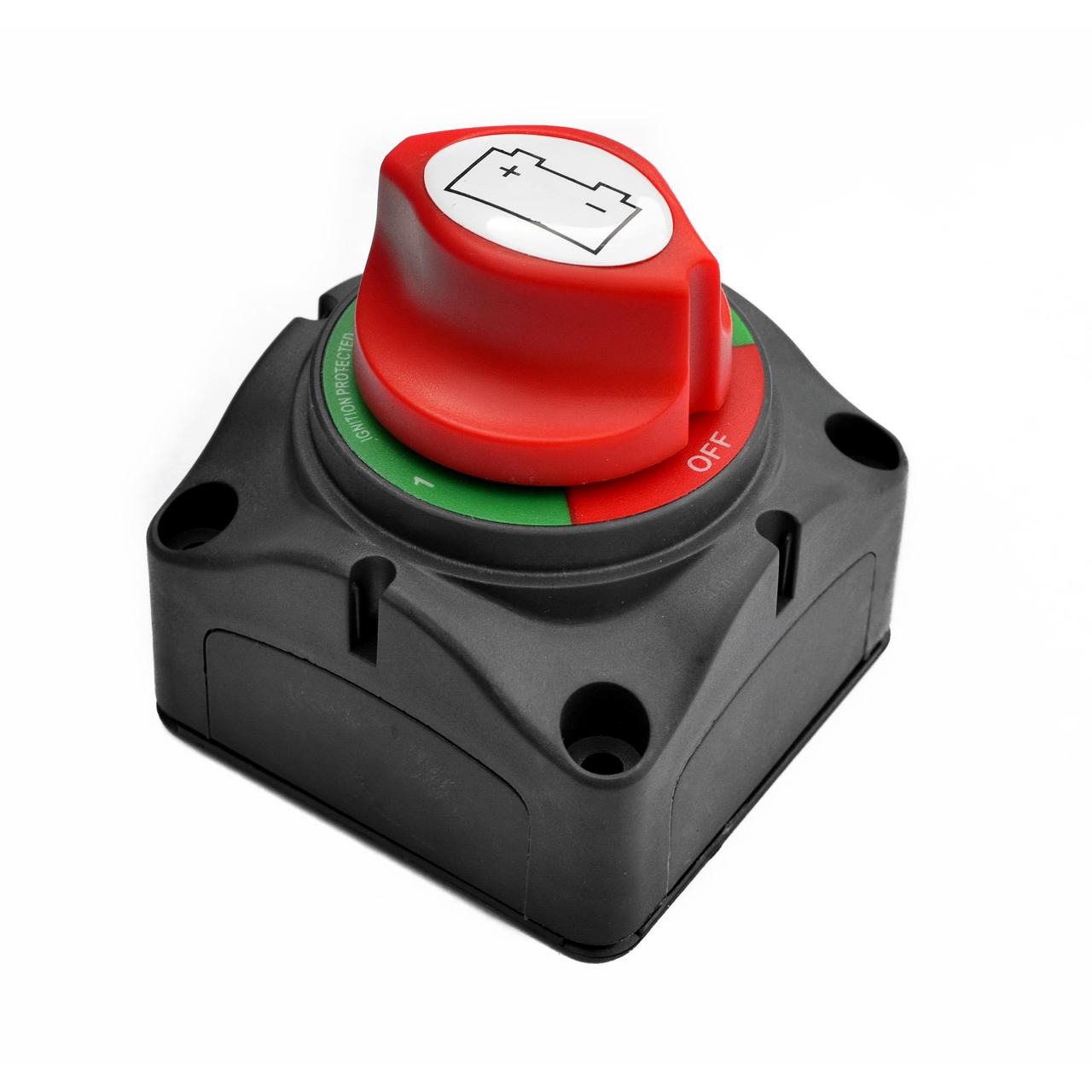 Перемикач маси компакт 68х68мм 275A 1-2-BOTH / OFF HF66-701S