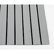 EVA штучне тик V-канали Color 4 (світло-сірий тик, чорна смуга)