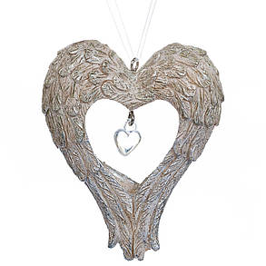 Підвіска "Серце", в пакованні 4 шт. (2007-059), фото 2