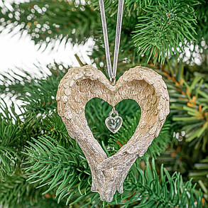 Підвіска "Серце", в пакованні 4 шт. (2007-059), фото 3