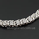 Браслет срібло жіночий арабка з камінням 17 см, фото 7