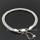 Браслет срібло жіночий арабка з камінням 17 см, фото 5