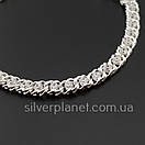 Браслет срібло жіночий арабка з камінням 17 см, фото 9