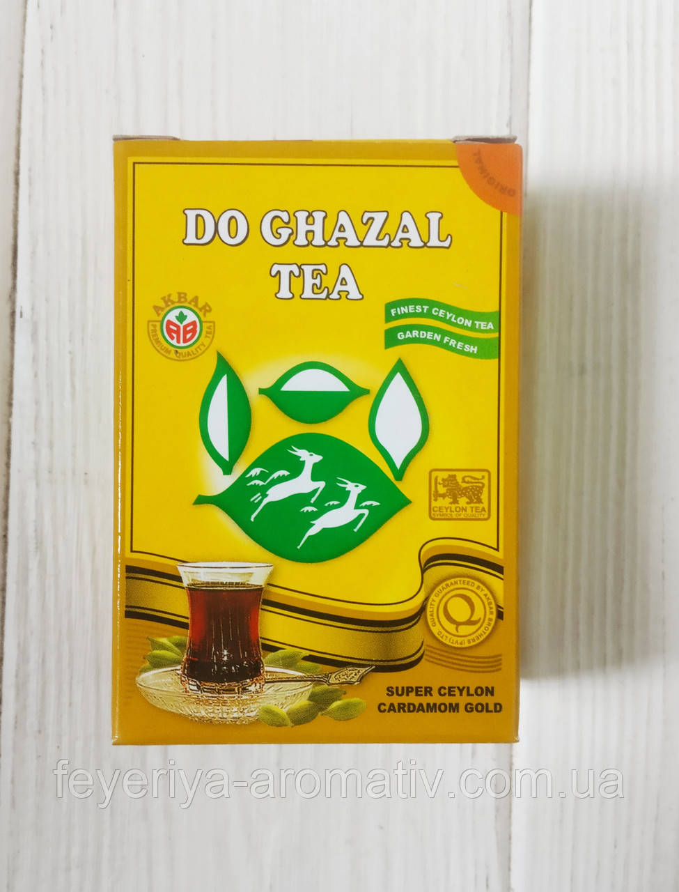 Чорний чай з кардамоном Do Ghazal tea, 25гр (Велика Британія)