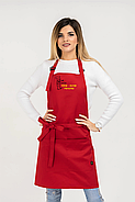 Фартух Latte з готовим логотипом для кухаря | Фартух з вишивкою, фото 4