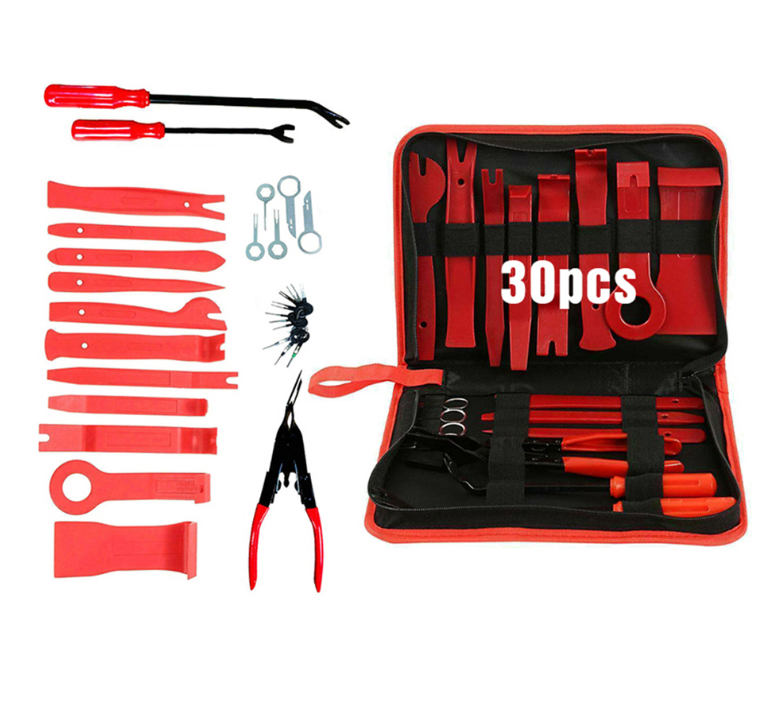 Набір інструментів для демонтажу салону автомобіля, 30 предметів