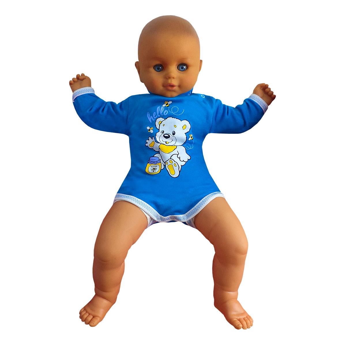 Боді-гольф з довгим рукавом для хлопчика інтерлок-начісування, фото 1