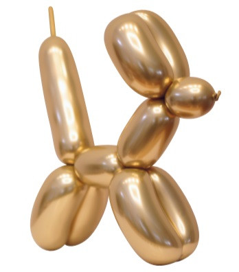 KL 260 Mirror modeling baloon Gold. Латексні кулі для моделювання ШДМ золотисті