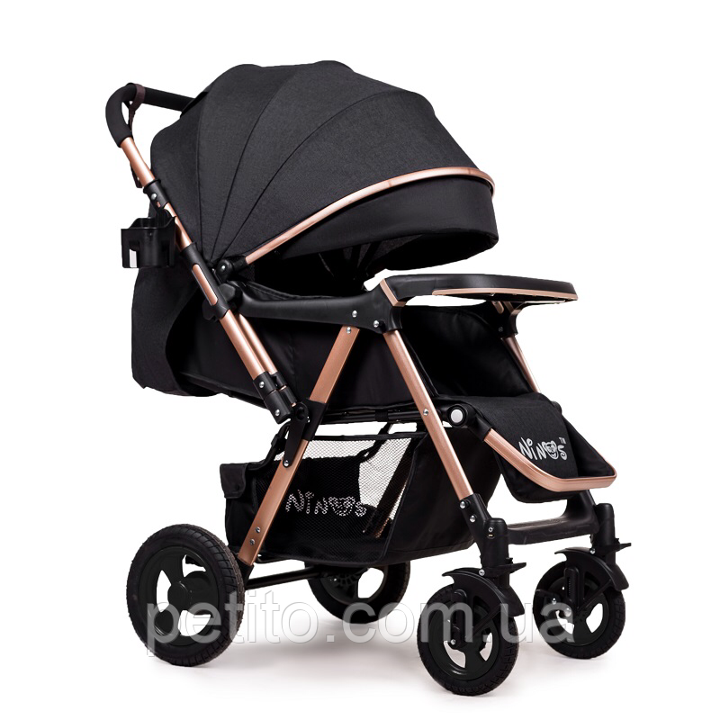 Прогулянкова коляска Ninos Maxi Black