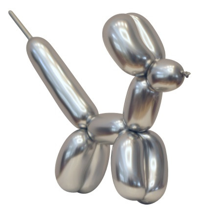 KL 260 Mirror modeling baloon Silver (сріблястий). Латексні кулі для моделювання ШДМ