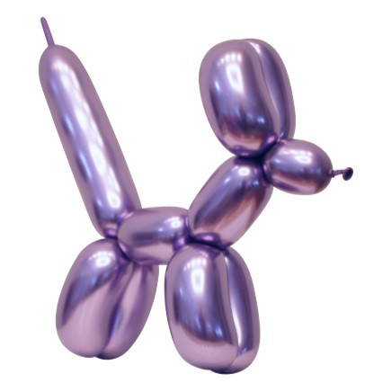 KL 260 Mirror modeling baloon Purple (фіолетовий хром). Латексні кулі для моделювання ШДМ