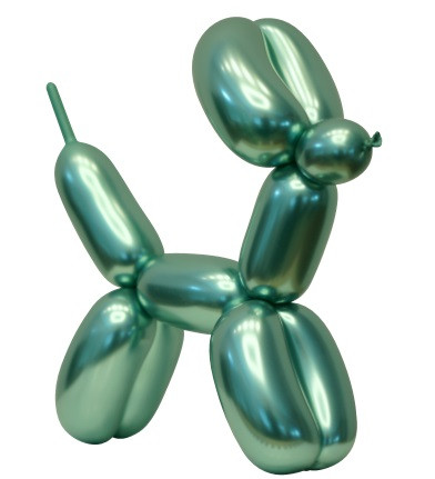 KL 260 Mirror modeling baloon Green (зелений хром). Латексні кулі для моделювання ШДМ