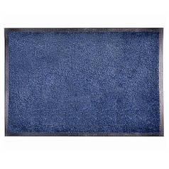 Решіток килимок волого і грязе вловлюючі 60х85х0,11см розрізний ворс Premium синій