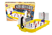 Настольная игра Баскетбол ТехноК 0342 детский игровой набор поле 2 команды 2 мяча табло счета развивающая игра