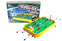 Настільна гра Футбол ТехноК 0021 дитяча стіл поле табло рахунки фігурки м'яч розвиваюча іграшка для дітей