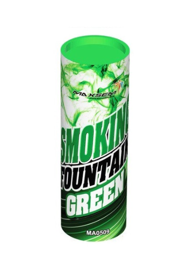 Кольоровий дим "Smoke fountain", зелений, 1 шт (KG-561)