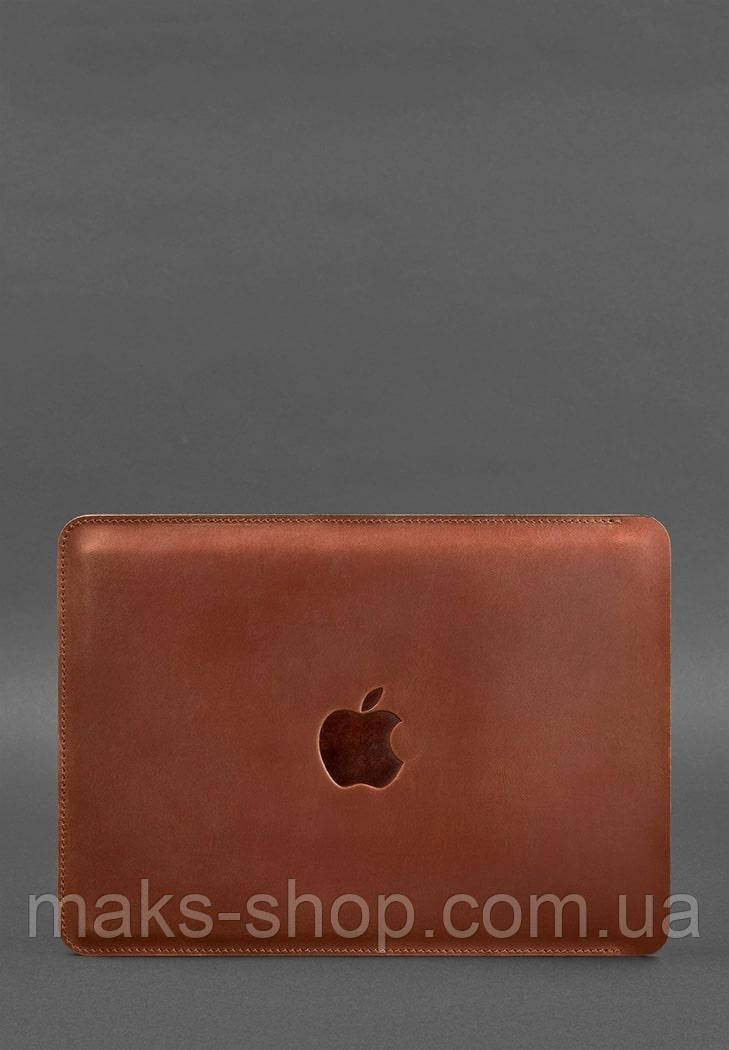 Стильний шкіряний чохол для ноутбука MacBook 15 Pro 15"-16", чохол для Макбук 15 Про з натурального