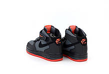 Чоловічі кросівки Nike Air Force Чорні, фото 3
