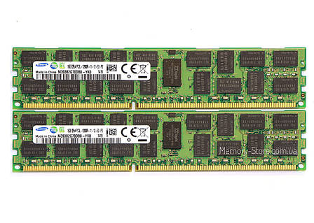 Оперативна пам'ять для сервера DDR3 32GB (2*16GB) PC3L-12800R (1600MHz) DIMM ECC Reg, Samsung, фото 1