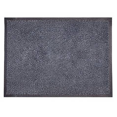 Решіток килимок для лоджії або балкона розрізний ворс 85х120х0,11см Premium сетло-корчневый світло-синій