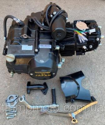 Двигун 110куб Дельта, Альфа, Актив -110см3 ( напівавтомат) ЧОРНИЙ, фото 2