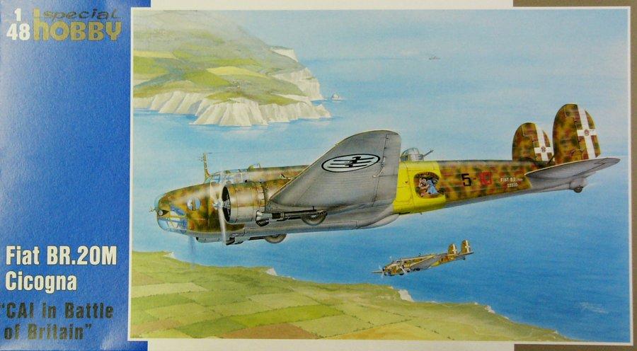Пластикова модель 1/48 Special Hobby 48105 італійський бомбардувальник Fiat BR.20M "CAI in Battle of Britain"