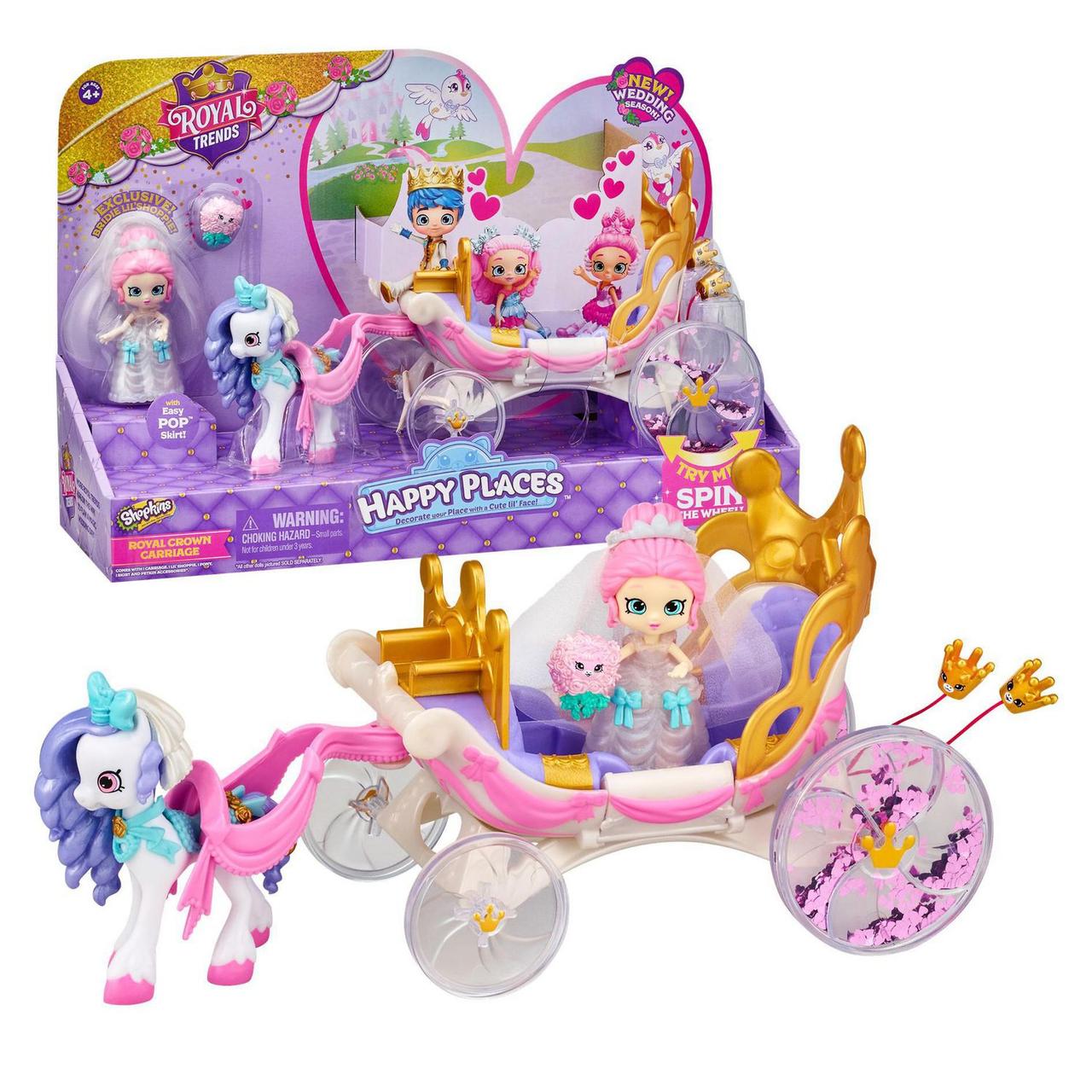 Ігровий набір Шопкинс Королевська весільна карета Shopkins Wedding Carriage