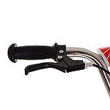Самокат для дітей і дорослих Scooter з ручним гальмом (ЧОРНИЙ) арт. 2-047-B, фото 3