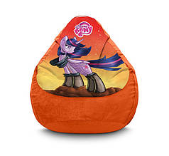 Крісло мішок "My Little Pony. Twilight Sparkle orange" Флок