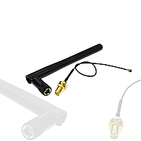 Зовнішня антена 3DBI посилення для модулів ESP8266, ESP-07 та інших