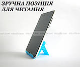 Синя регульована підставка для планшета, смартфона, електронної книги, фото 3