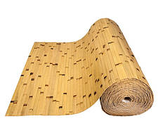 Шпалери бамбукові, світлі обпажені 17 мм, ширина 1.5 м