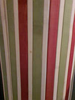 Шпалери бамбукові кольорові, червоно-зелені, 17 мм, ширина 1.5 м