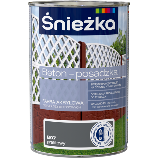Фарба для бетонних основ Sniezka BETON-POSADZKA ГРАФІТ В07 1л PL