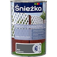 Краска для бетонных оснований Sniezka BETON-POSADZKA ГРАФИТ В07 1л PL