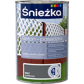 Фарба для бетонних основ Sniezka  BETON-POSADZKA     ГРАФІТ           В07   1л   PL