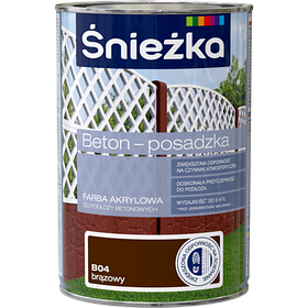 Фарба для бетонних основ Sniezka  BETON-POSADZKA     КОРИЧНЕВИЙ           В04   1л   PL