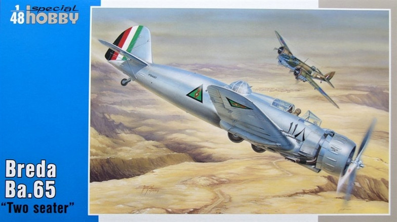 Пластикова модель 1/48 Special Hobby 48111 Італійський винищувач Breda Ba.65 'Two seater'