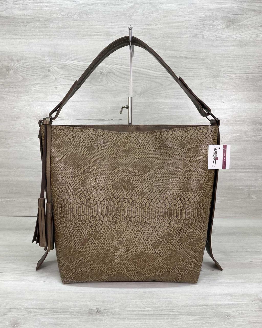 Жіноча сумка «Шеррі» кавова