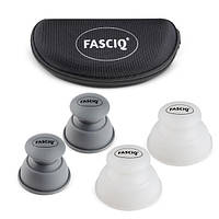 FASCIQ® EasyPush Triggerpoint Cup, набор силиконовых банок для триггерных точек, 4шт